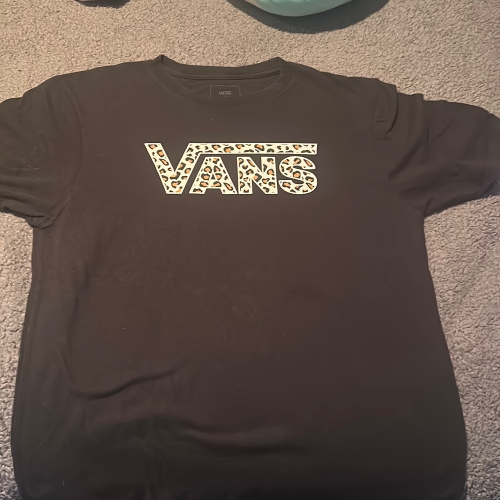 Vans leopard print shirt